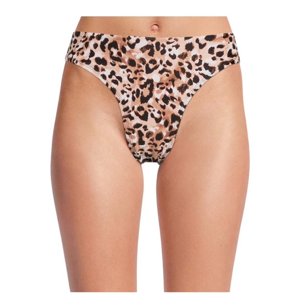 NWT Printed Ruched Back Low Rise Bottom.. - Picture 2 of 7
